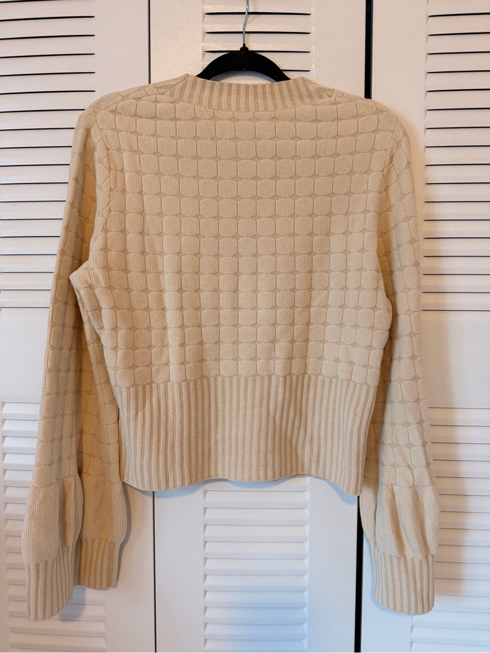 Rebecca Taylor quilted velvet sweater - Picture 5 of 10